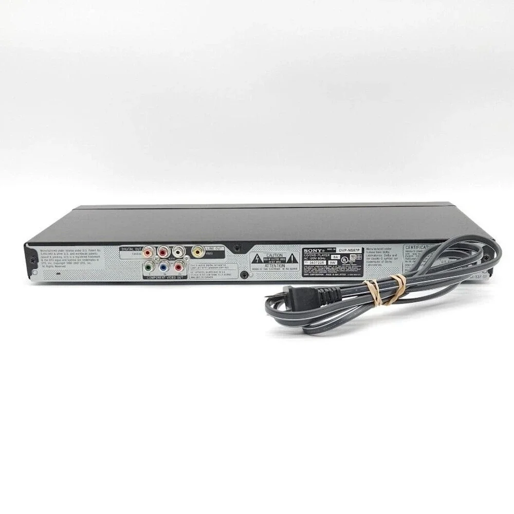 Sony DVD/CD Player‎ Progressive Scan Model DVP-NS57P With Remote (Tested Works)